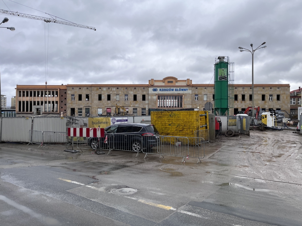 Budowa Rzeszowskiego Centrum Komunikacyjnego [styczeń 2023]